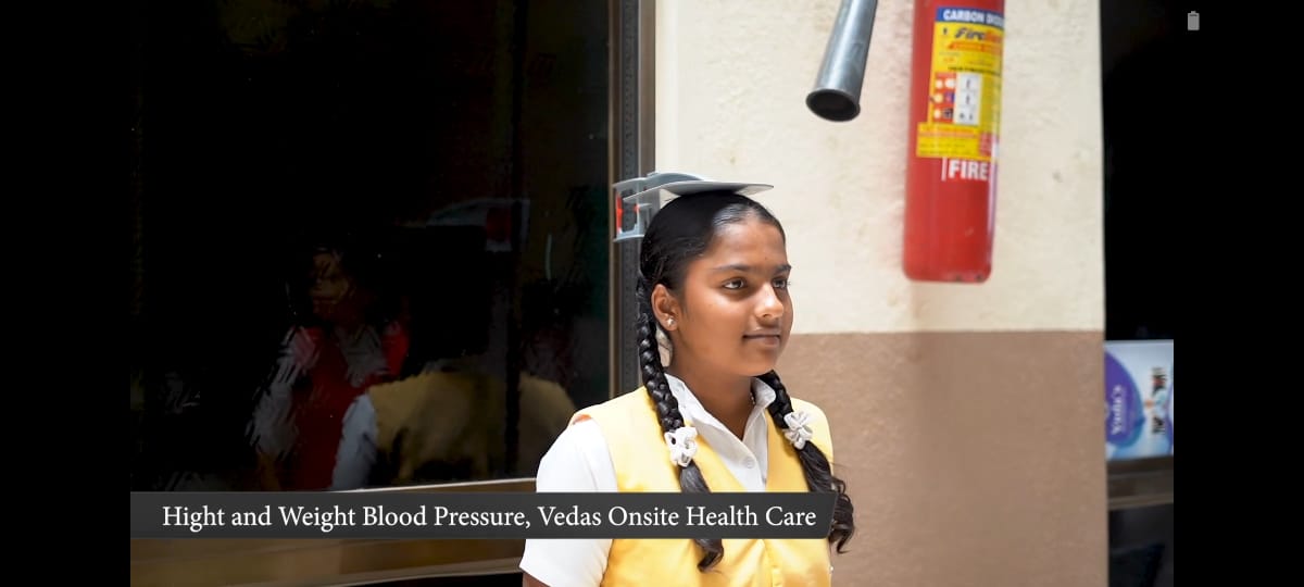 Health screening and blood pressure check